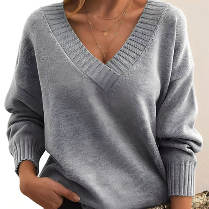 Merideth - Einfacher und vielseitiger Pullover für Damen