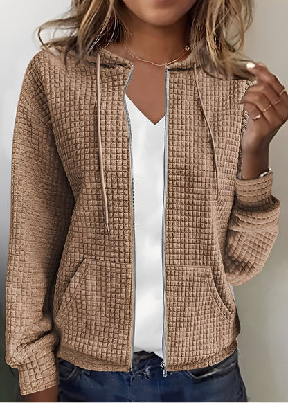 Katherine - Modischer Cardigan mit Kapuze und Taschen für Frauen