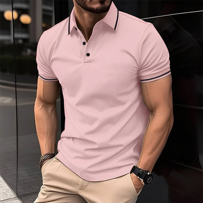 Mervyn - Bequemes, kurzärmeliges Herren-Sport-Poloshirt