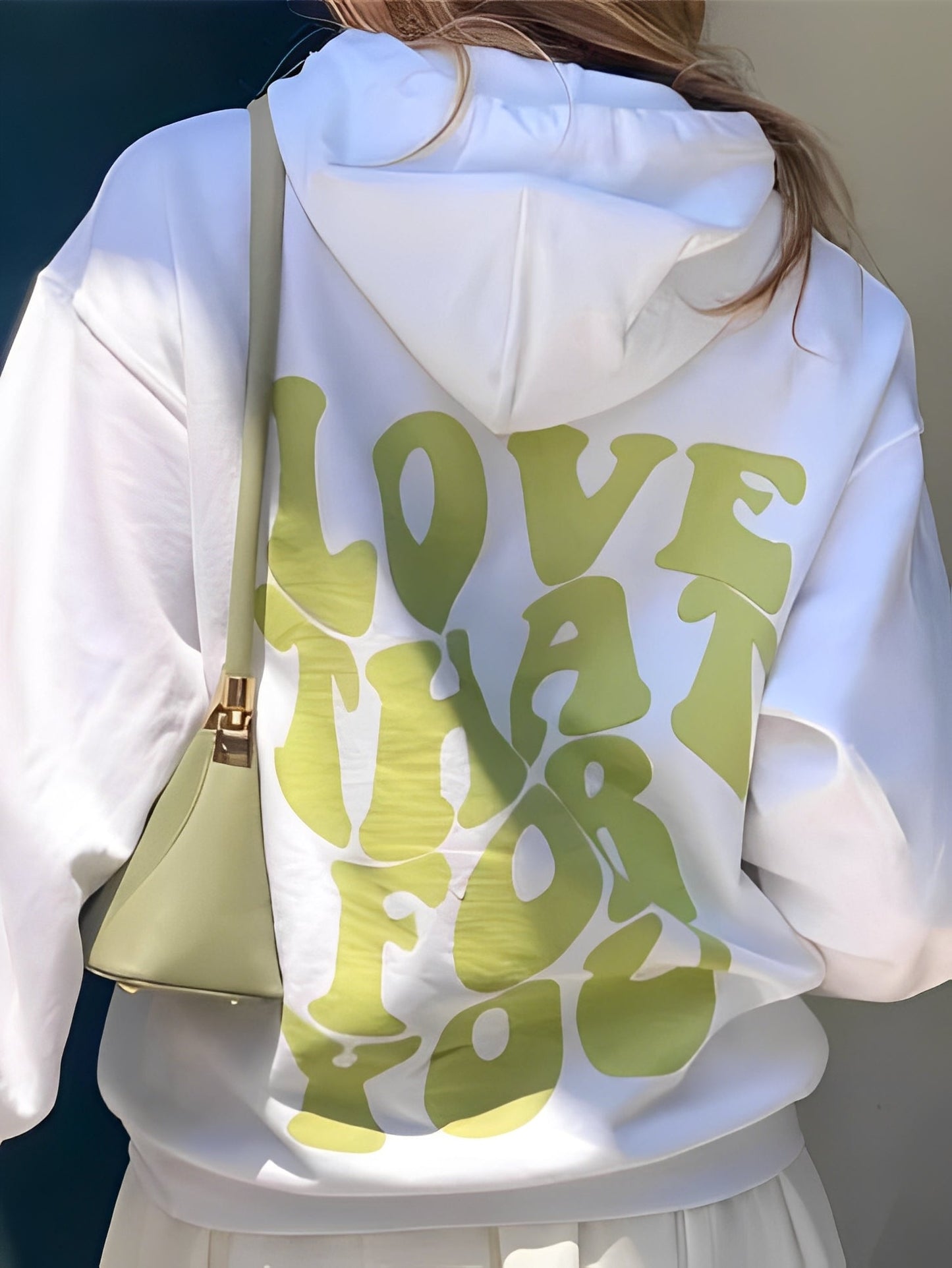 Rebeccah - Locker geschnittener Damen-Hoodie mit Print