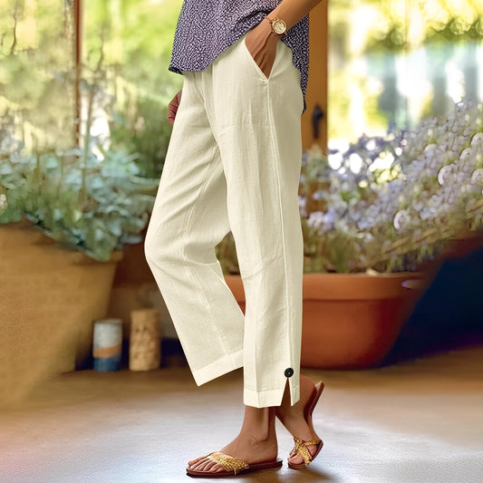 Kassia - Leichte Sommerhose für Frauen aus Leinen