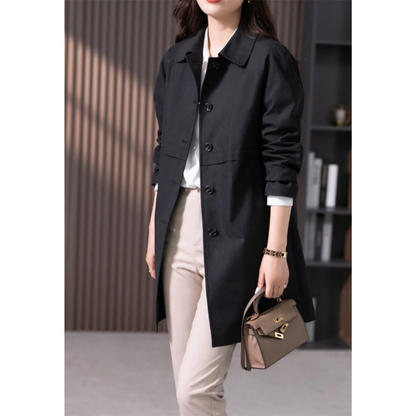 Elise – Kurzer Trenchcoat mit Knopf