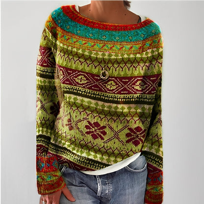 Christiana - Klassischer Damenpullover mit Design