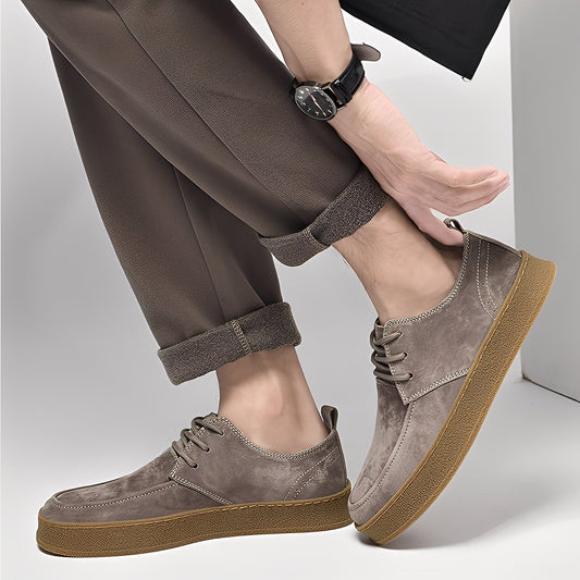 Sylvan - Schicke flache Herrenschuhe aus Wildleder