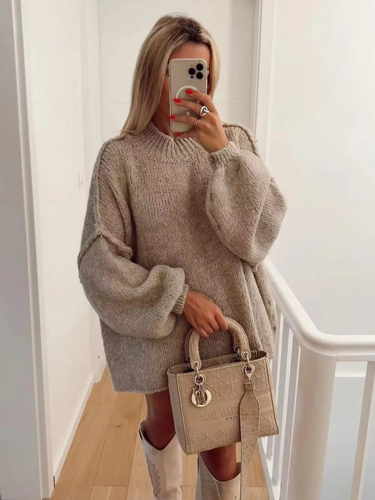Suki - Dünner Pullover mit Rundkragen