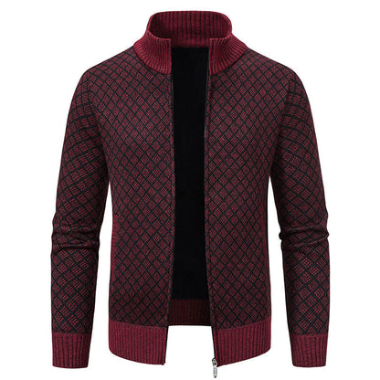 Gerald - Elegante Herren-Karojacke mit Zipper