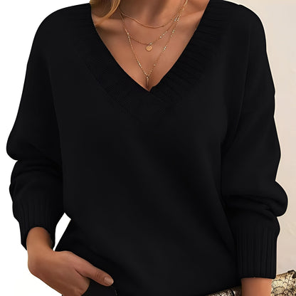 Merideth - Einfacher und vielseitiger Pullover für Damen