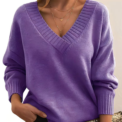 Merideth - Einfacher und vielseitiger Pullover für Damen