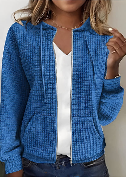 Katherine - Modischer Cardigan mit Kapuze und Taschen für Frauen
