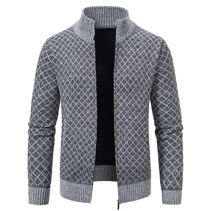 Gerald - Elegante Herren-Karojacke mit Zipper