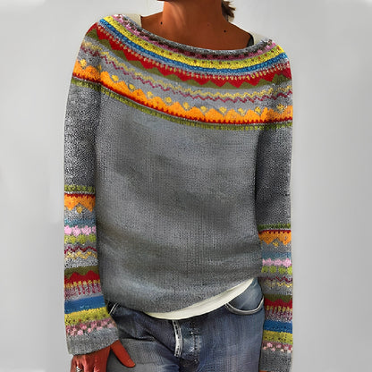 Christiana - Klassischer Damenpullover mit Design