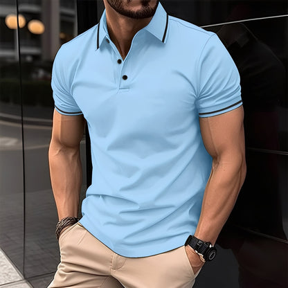 Mervyn - Bequemes, kurzärmeliges Herren-Sport-Poloshirt