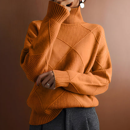 Morgan - Eleganter Damenrollkragenpullover aus Kaschmir