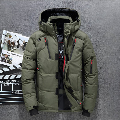 Damian - Modische Herren-Kapuzenjacke mit vielen Taschen