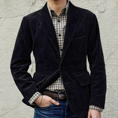 Dalton - Bequeme Herren-Wolljacke mit Taschen