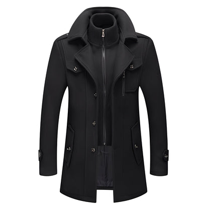 Darius - Trendige, warme Herrenwolljacke