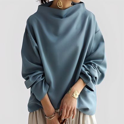 Twyla - Eleganter, locker geschnittener Damenpullover