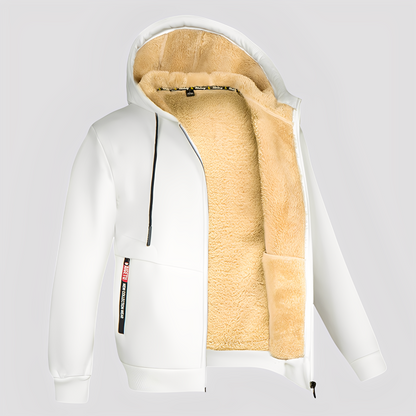 Waldo - Schlichter Herren-Hoodie mit Fleece-Futter