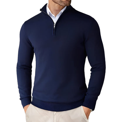 Darell - Schicker Herrenstrickpullover mit Reißverschluss