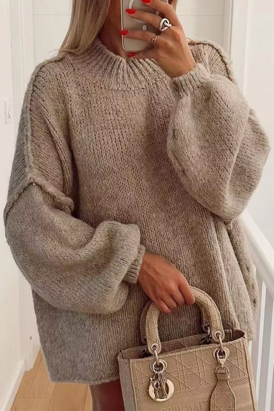 Suki - Dünner Pullover mit Rundkragen