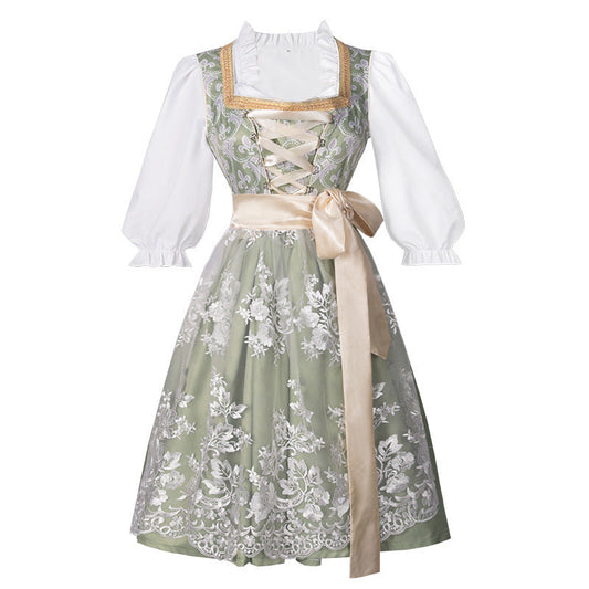 Ashlie - Klassisches Oktoberfest-Outfit für Damen mit Schlitz