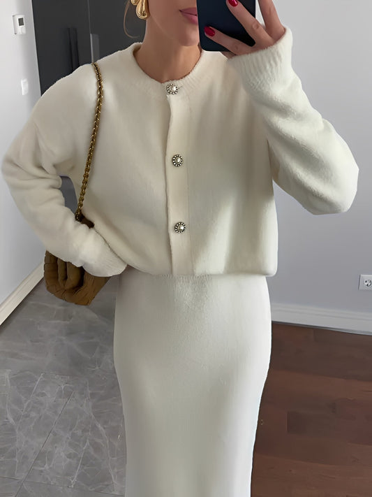 Cecilia - Schickes Set aus Jacke und Rock für Frauen