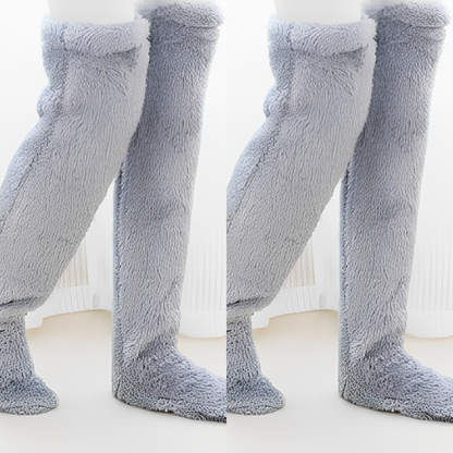 Camellia - Warme, kniehohe Wintersocken für Frauen