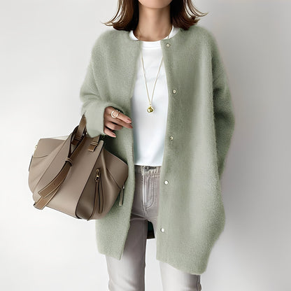 Dahlia - Stilvoller, locker geschnittener Damen-Cardigan