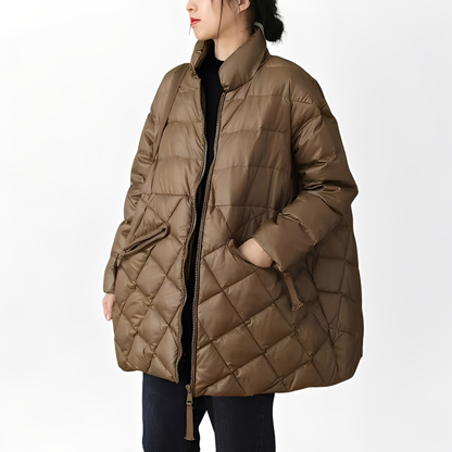Emily - Gemütliche Frauenjacke mit Taschen und Zipper