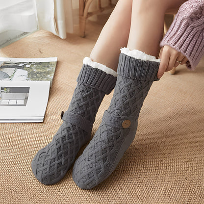 Lavina - Elegante Wollsocken mit Fleece-Futter für Frauen