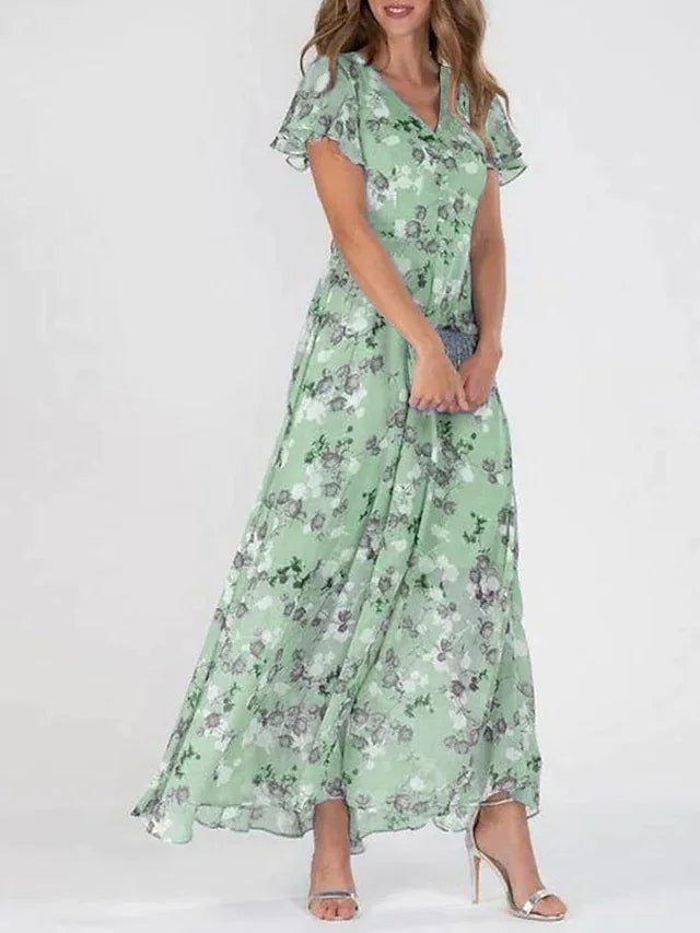 Vicky – Maxi-Blumenkleid