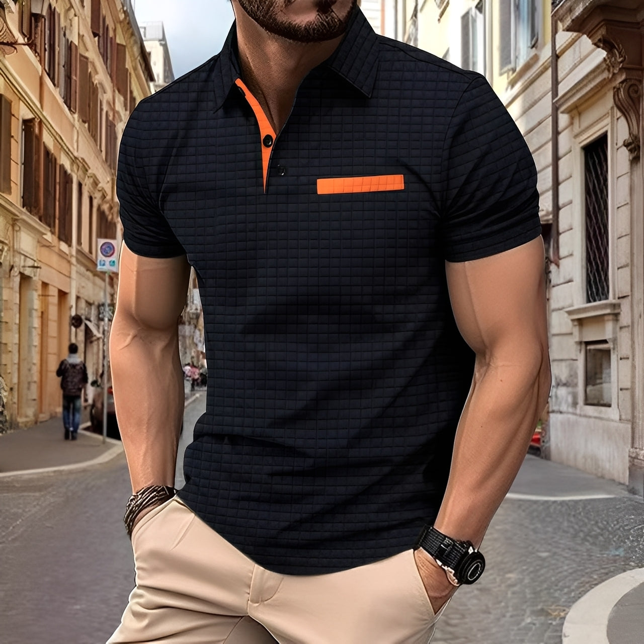 Benson - Fesselndes, enges Herren-Poloshirt