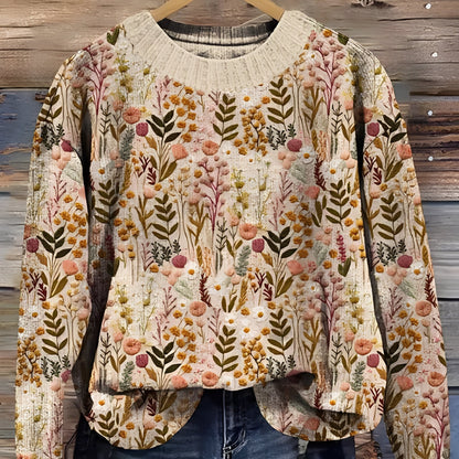 Eunice - Damenpullover aus Wolle im traditionellen Stil