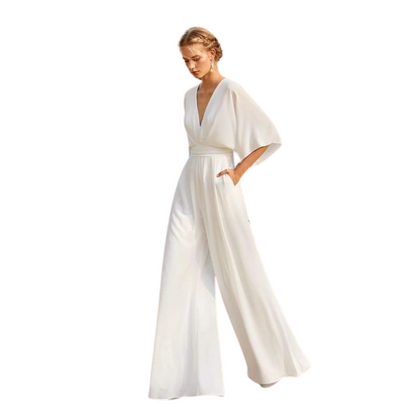 Melanie - Entspannter Jumpsuit mit weitem Bein
