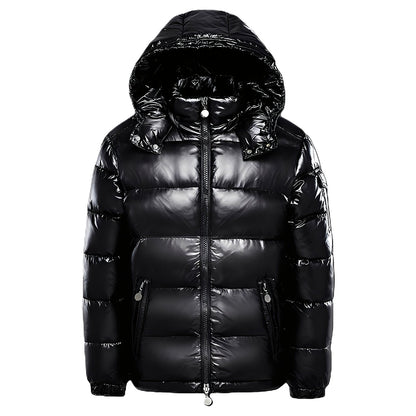 Robert - Warme, glänzende Herren-Daunenjacke