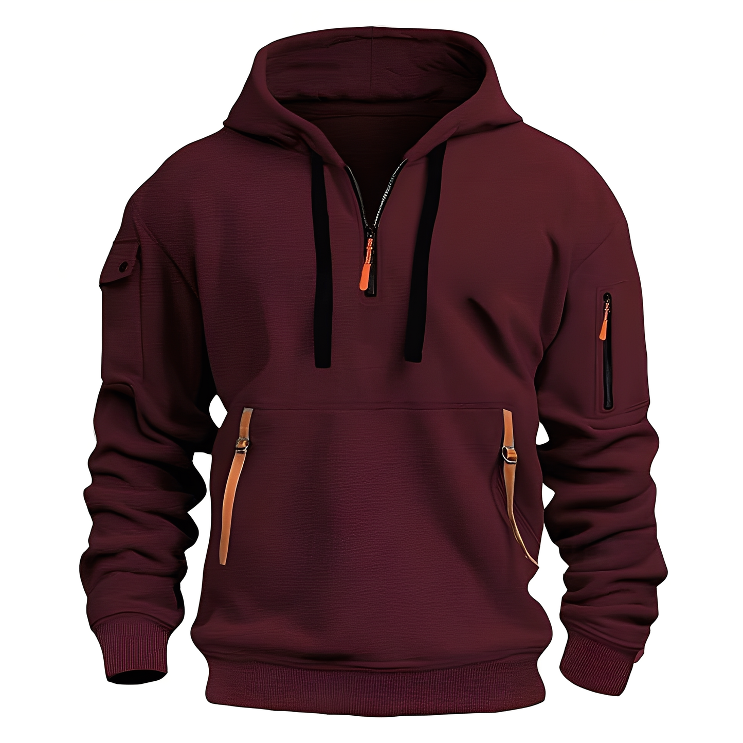 Cornell - Angenehmer, lässiger Herren-Hoodie mit Zipper
