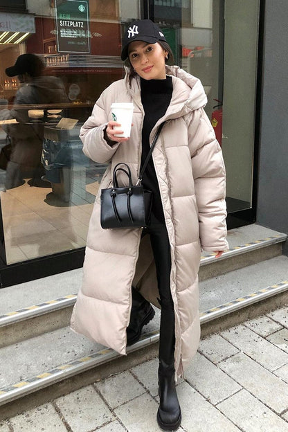 Khloe - Warme, lange, gemütliche Damenjacke
