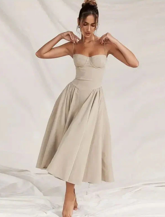 Chloe – Sommerkleid mit V-Kragen für Damen