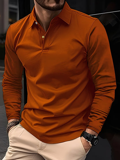 Burton - Klassisches Herren-Poloshirt mit langen Ärmeln