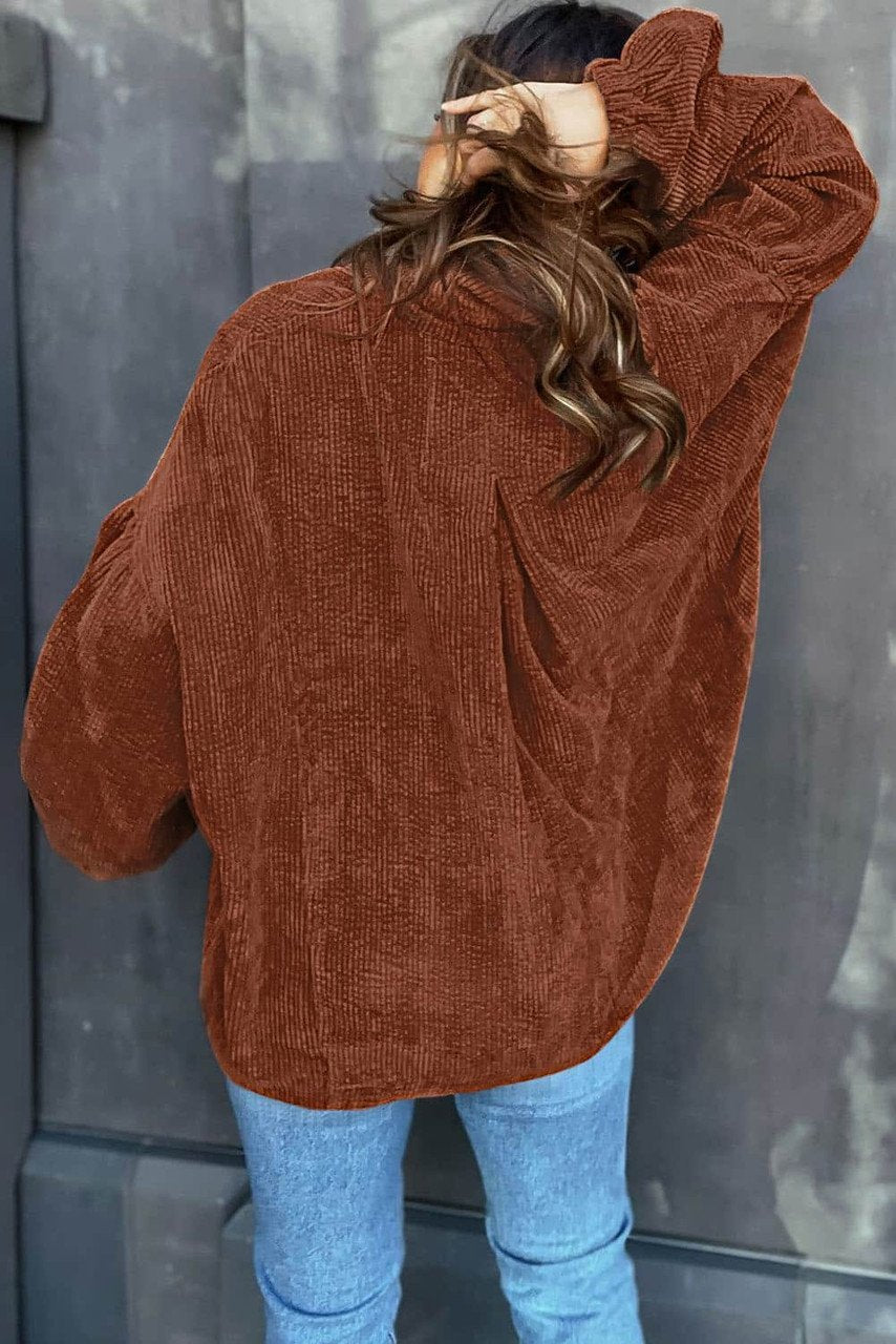 Mai - Samt-Bluse mit Puffärmeln Damenbekleidung