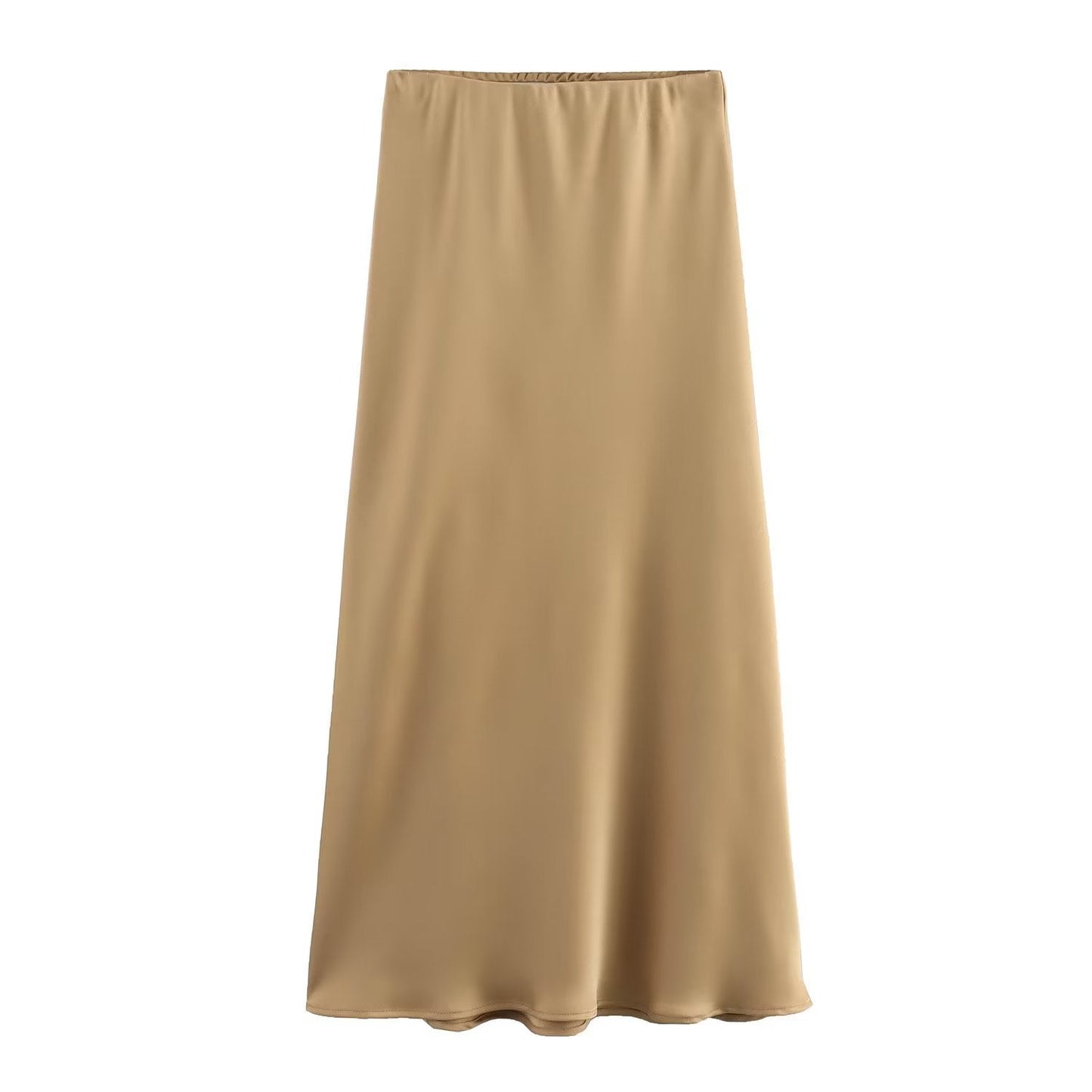 Vienna - Einfacher Seidensatin-Rock für Damen
