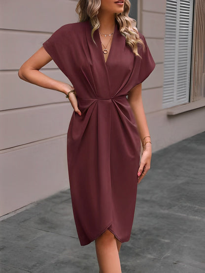 Kaye – Wickelkleid in Midi-Länge