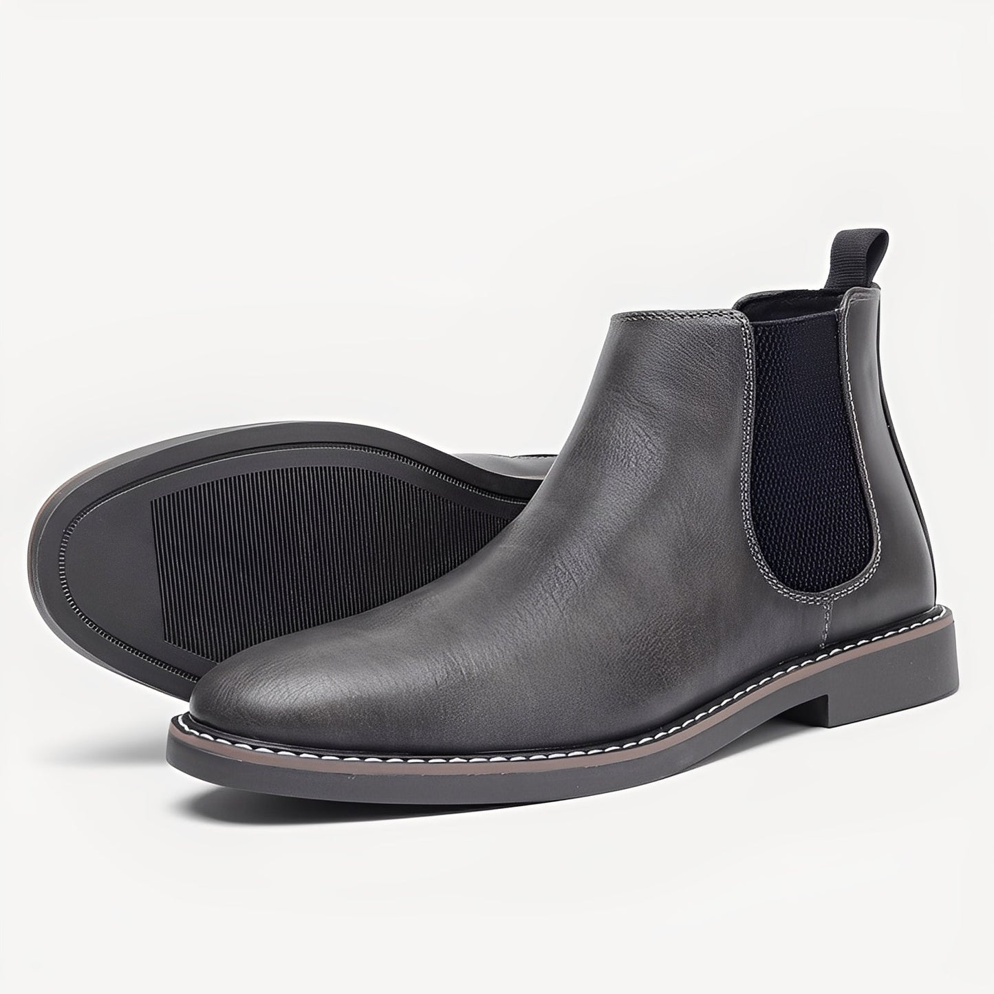 Clifton - Klassische Leder-Chelsea-Boots für Männer