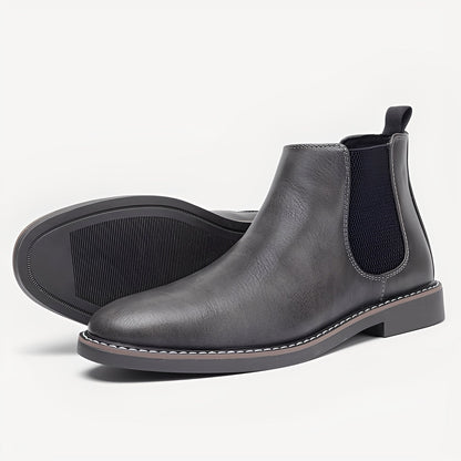Clifton - Klassische Leder-Chelsea-Boots für Männer