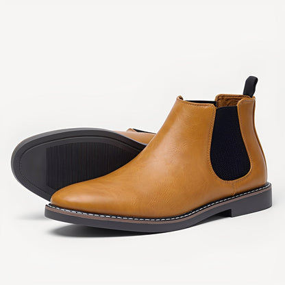 Clifton - Klassische Leder-Chelsea-Boots für Männer