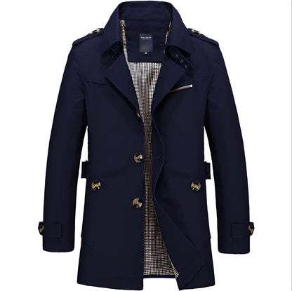 Kolton - Schicker Windjacken-Trenchcoat für Männer