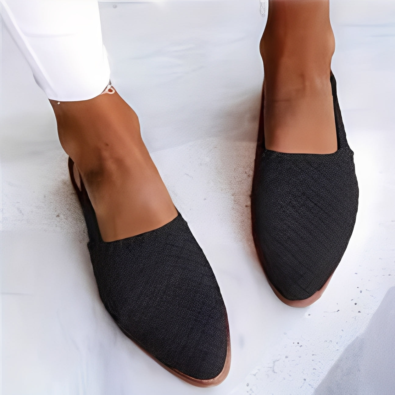 Shirley - Modische flache Damen-Schuhe mit Spitzform