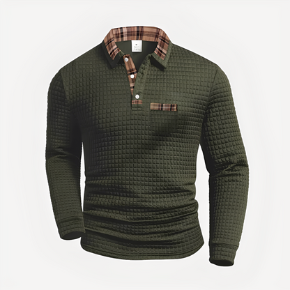 Morris - Herren-Poloshirt mit langen Ärmeln und elegantem Stil