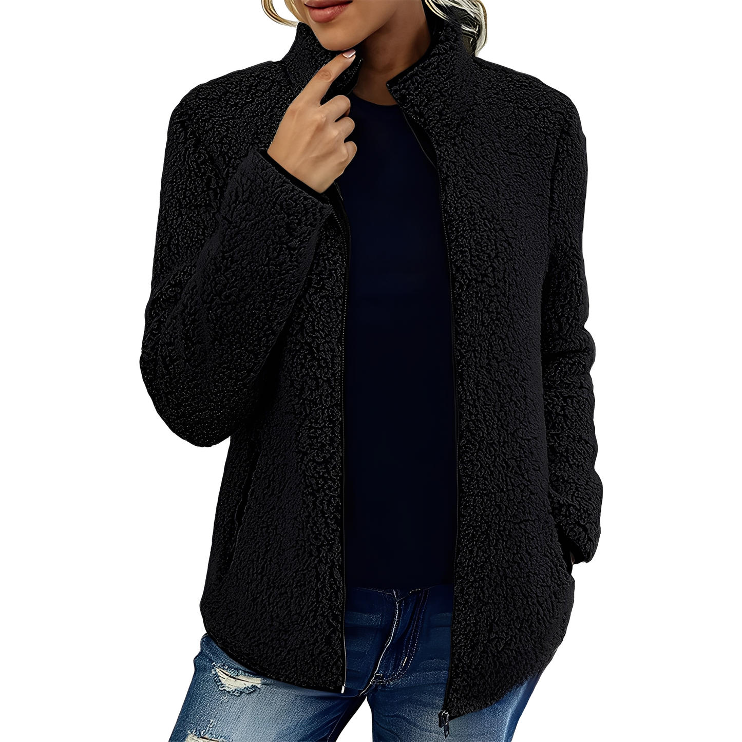 Larissa - Stilvolle, warme Damen-Fleecejacke