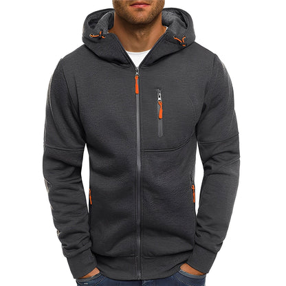 Allen - Moderne Herren-Kapuzen-Fleecejacke